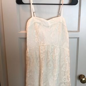 Lace mini dress